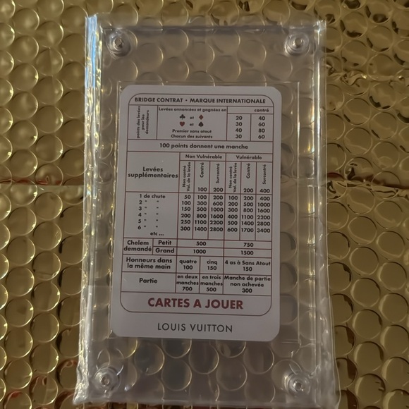 SALE ✨ Louis Vuitton PLAYING CARD - Single Card CARTES A JOUER - Picture 1 of 2